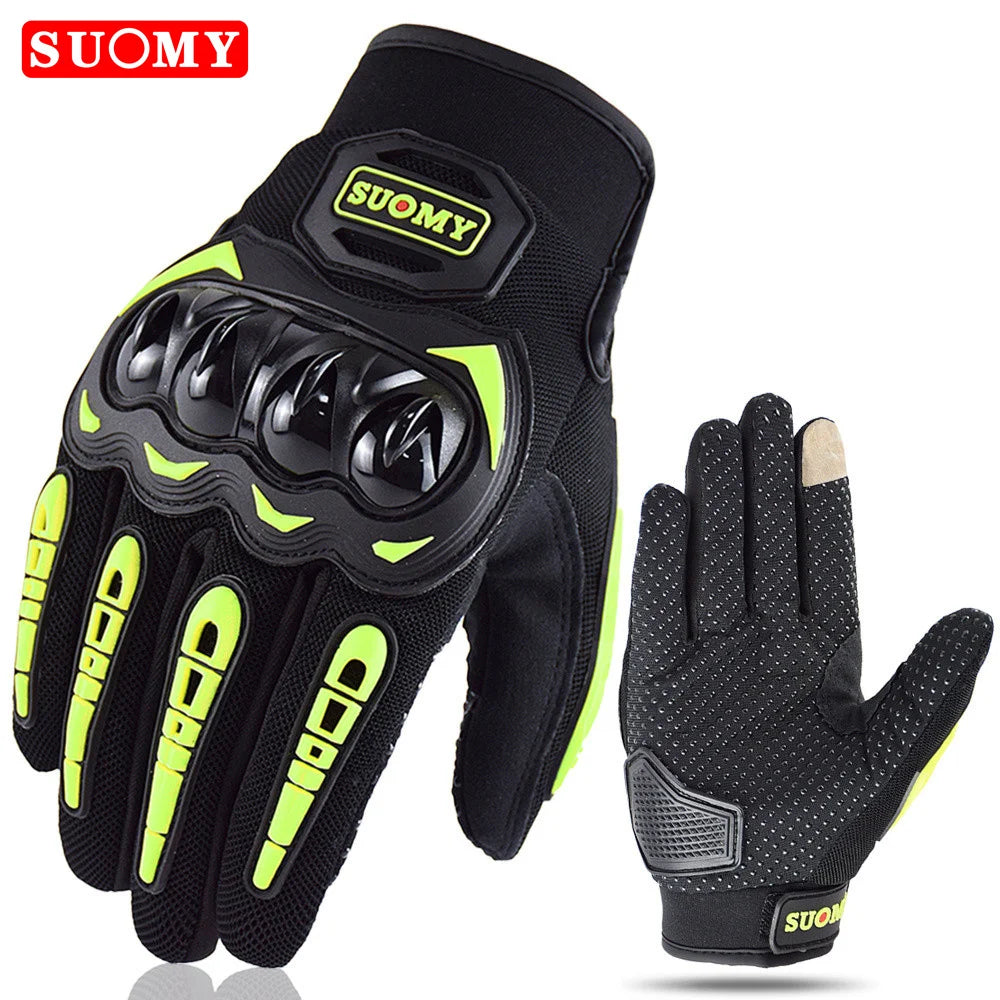 VEMAR Motorcycle Gloves Men Black Full Finger Touchscreen Cycling ATV MTB Guantes Moto Luvas Bike Riding Glove Women Red