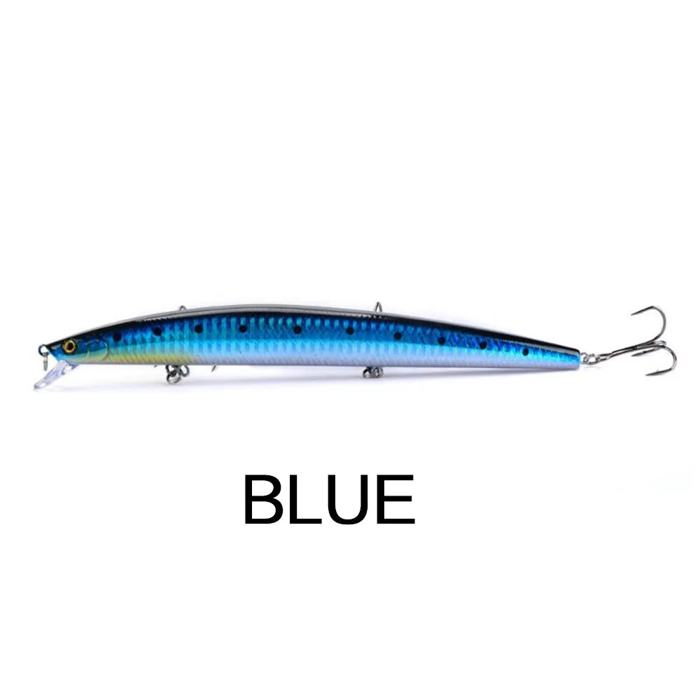 FLYSAND Fishing Lures Fishing Hard Bait Crankbaits Isca Artificial Pesca Sea Wobbler Swimming Baits Big Laser Minnow 18cm/24g