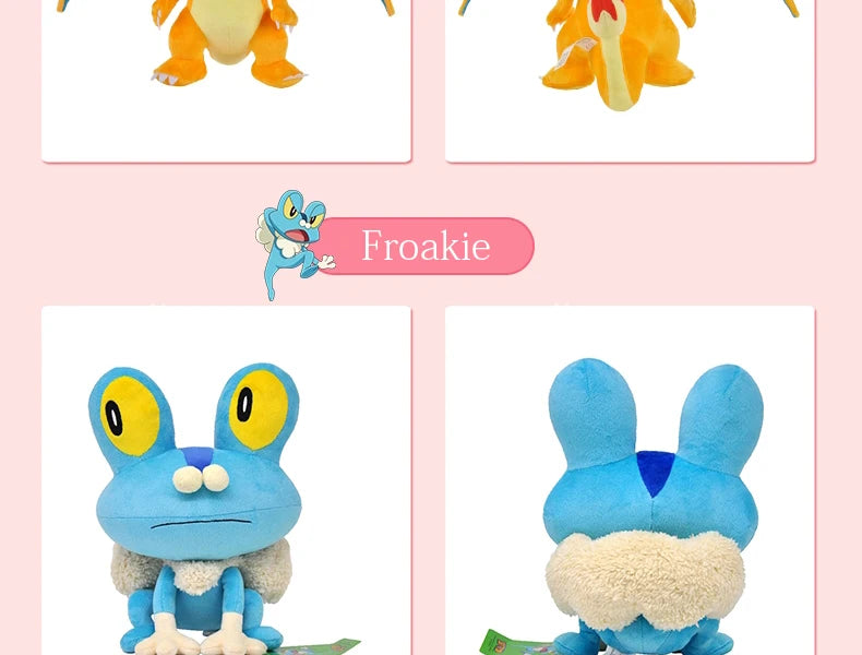 Original Pokemon Plush Pikachu Toy Snorlax Bulbasaur Gengar Psyduck Kyogre Eevee Charizard Charmander Stuffed Doll Toy Kid Gift