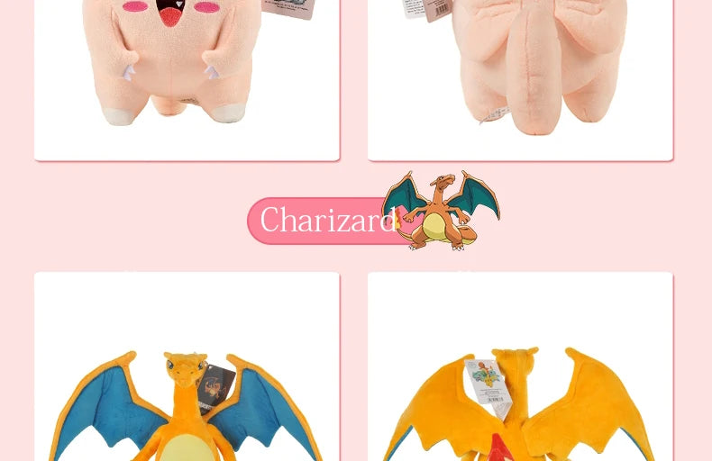 Original Pokemon Plush Pikachu Toy Snorlax Bulbasaur Gengar Psyduck Kyogre Eevee Charizard Charmander Stuffed Doll Toy Kid Gift