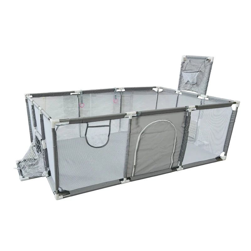 IMBABY-Basquete e Futebol Play Yard para Crianças, Vários Estilos, Bolas De Piscina Do Bebê, Cerca De Cama, Cercadinho Interior