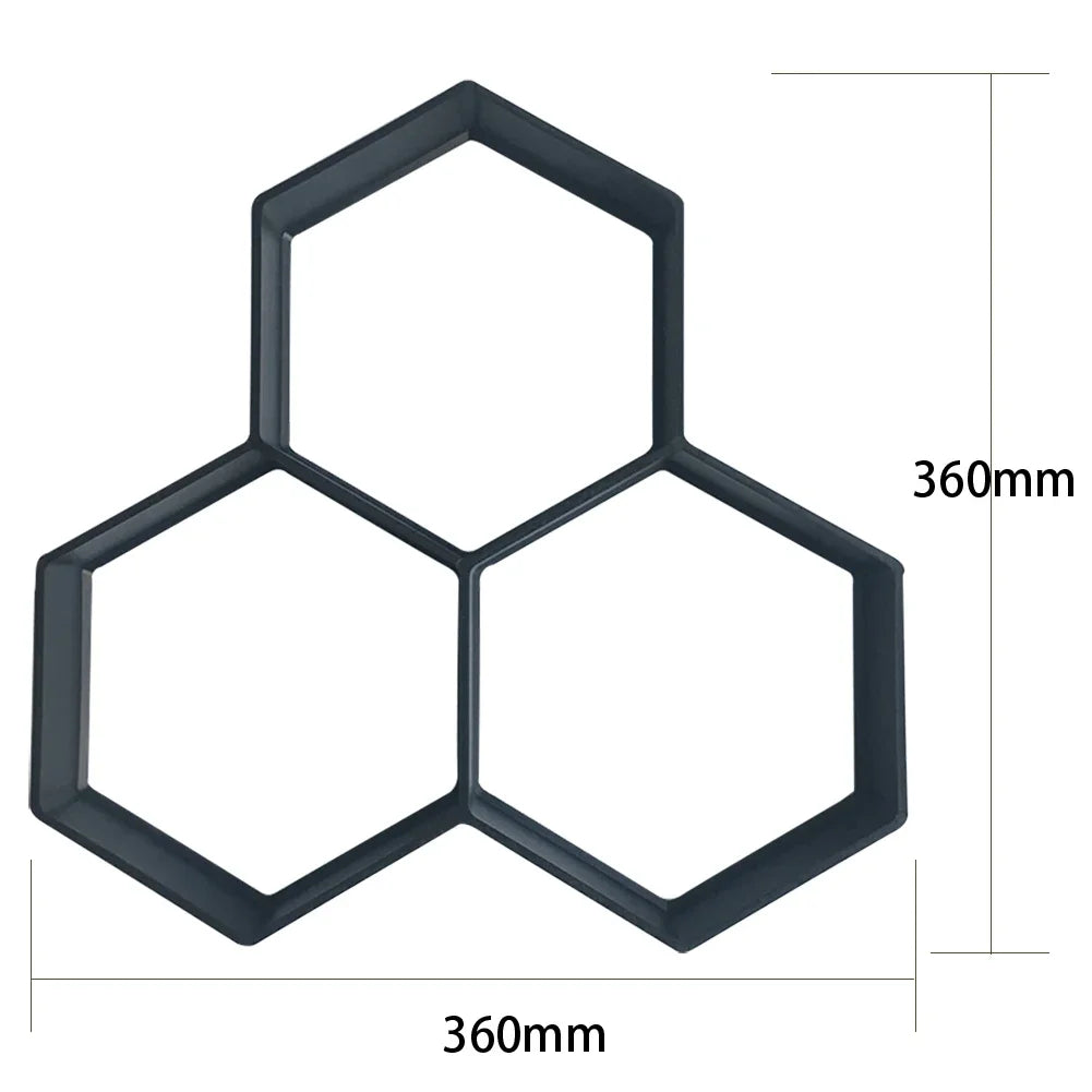 DIY Path Maker Paver Molds Reusable Concrete Mold Concrete Cement Walk Garden Path Paving Paver Patio Molds Paviment