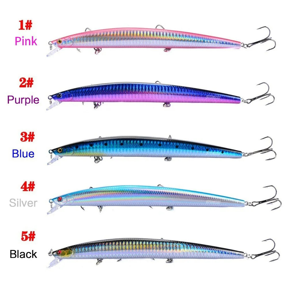 FLYSAND Fishing Lures Fishing Hard Bait Crankbaits Isca Artificial Pesca Sea Wobbler Swimming Baits Big Laser Minnow 18cm/24g