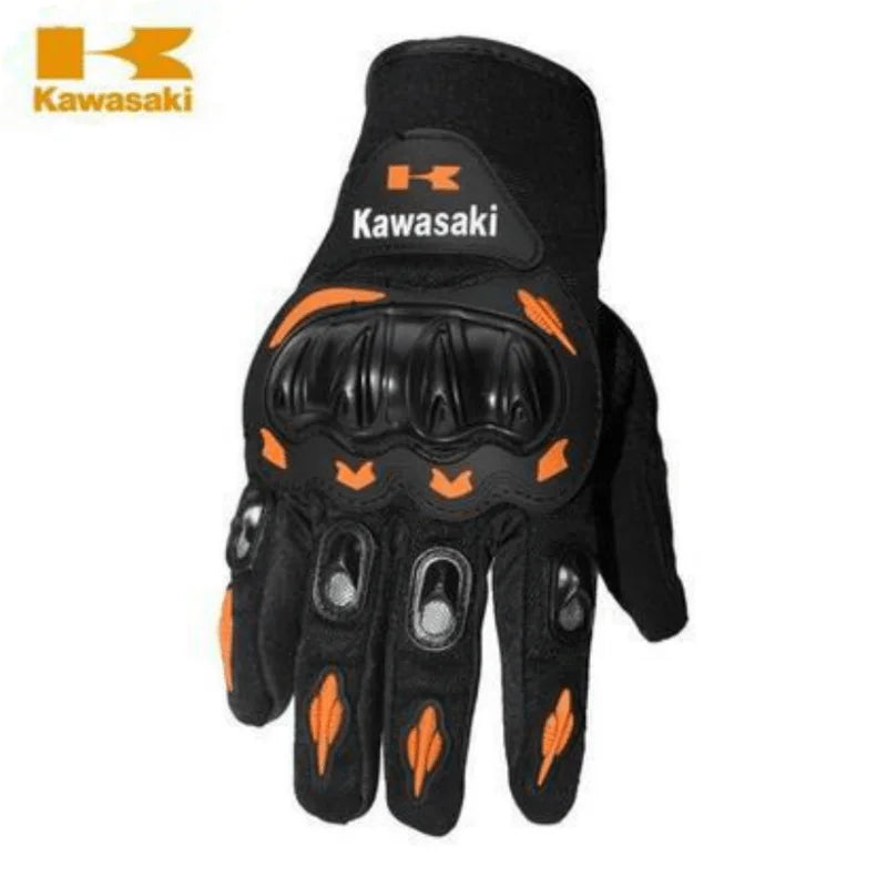 New Kawasaki motorcycles Motorcycle Gloves Motocross Luvas Guantes Moto Equipment Gloves Men's and Women's Sports Gloves 3-color
