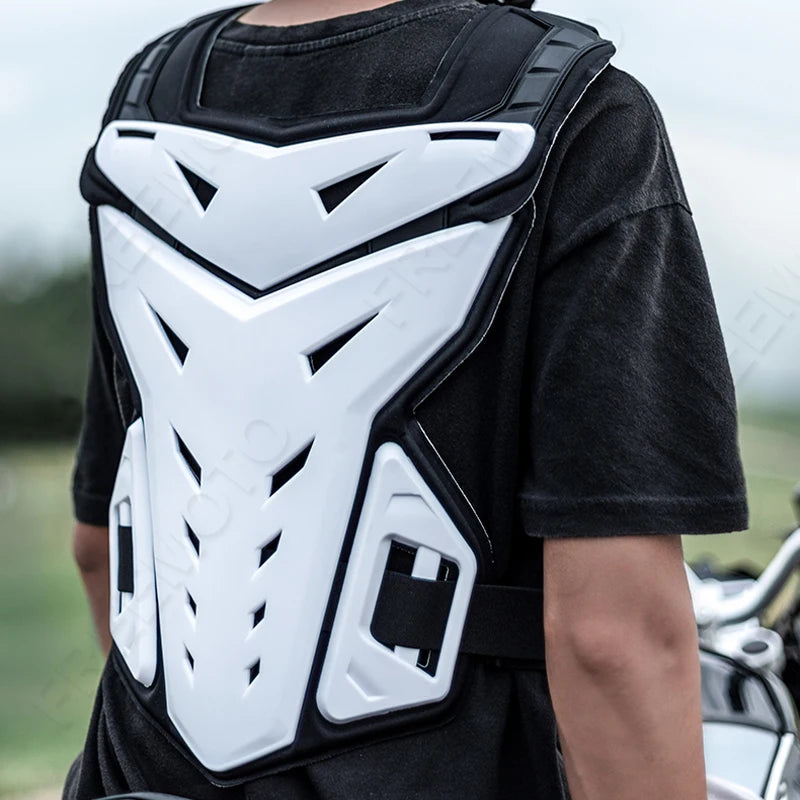 Motocross Body Armor Motorcycle Jacket Motocross Moto Vest Back Chest Protector Off-Road Dirt Bike Protective Gear