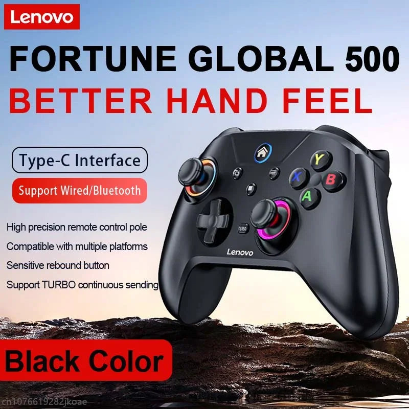 Lenovo S02 Controller for Switch Joystick Gamepad Dual Vibration Wireless Bluetooth Joypad For PlayStation PC/IOS/Android/TV