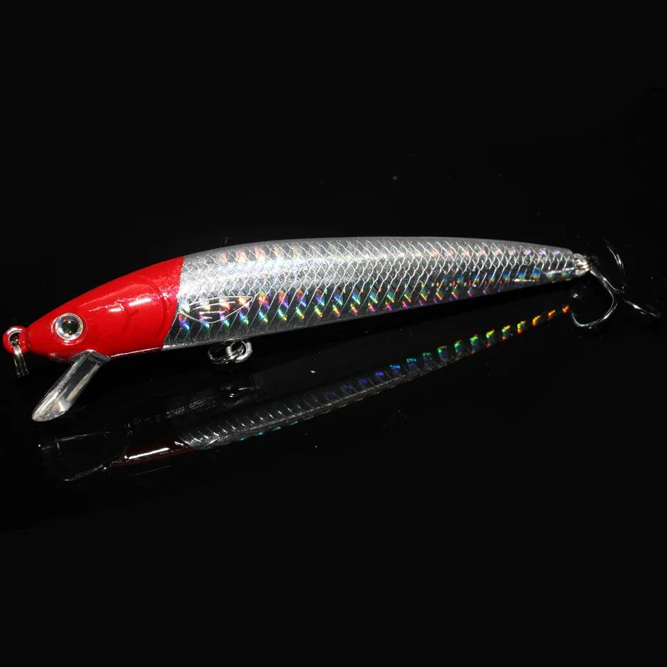 1Pcs Japanese Minnow Fishing Lures Floating Hard Bait95mm 7g Artificial Bait Wobbler Crankbait Fishing