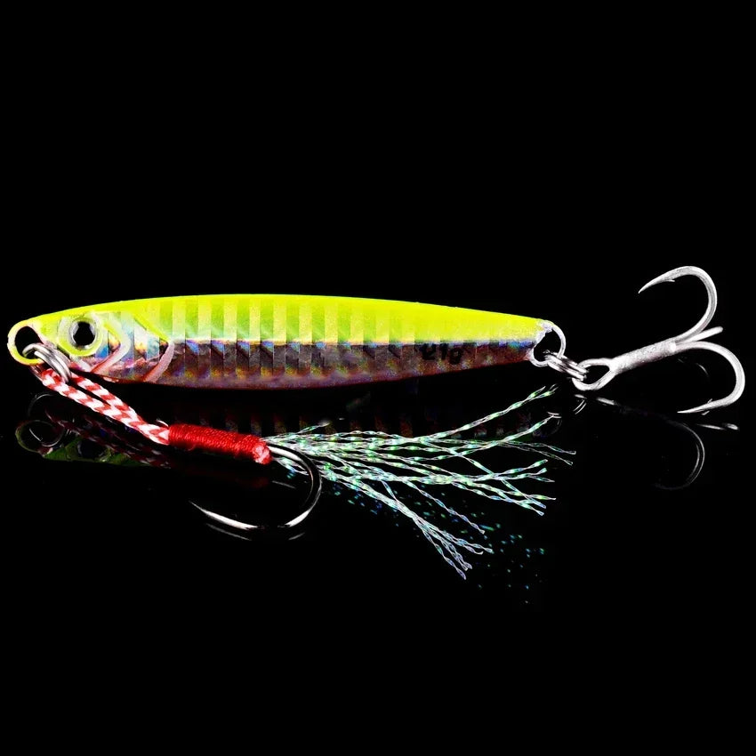 5pcs Metal Jig Fishing Lure Weights 10g-40g Trolling Hard Bait Bass Fishing Bait Tackle Trout Jigging Lure Jigs Saltwater Lures