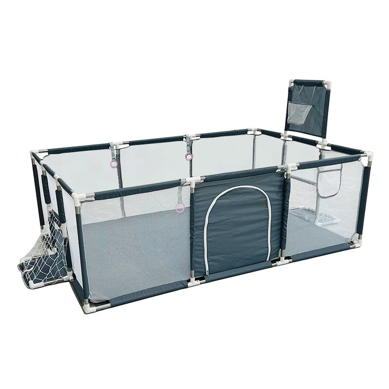 IMBABY-Basquete e Futebol Play Yard para Crianças, Vários Estilos, Bolas De Piscina Do Bebê, Cerca De Cama, Cercadinho Interior