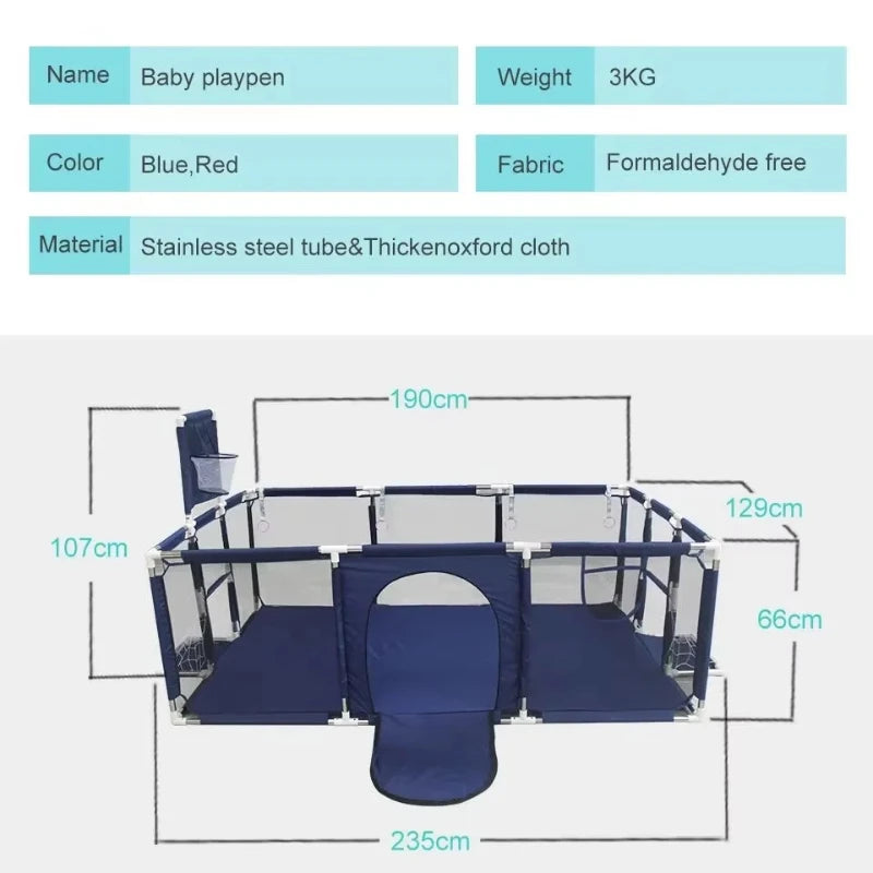 IMBABY-Basquete e Futebol Play Yard para Crianças, Vários Estilos, Bolas De Piscina Do Bebê, Cerca De Cama, Cercadinho Interior