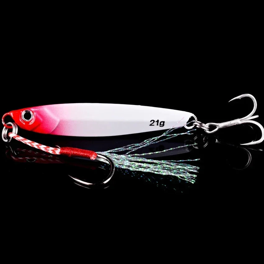 5pcs Metal Jig Fishing Lure Weights 10g-40g Trolling Hard Bait Bass Fishing Bait Tackle Trout Jigging Lure Jigs Saltwater Lures