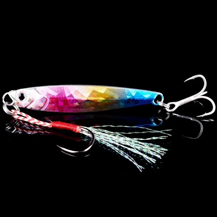 5pcs Metal Jig Fishing Lure Weights 10g-40g Trolling Hard Bait Bass Fishing Bait Tackle Trout Jigging Lure Jigs Saltwater Lures