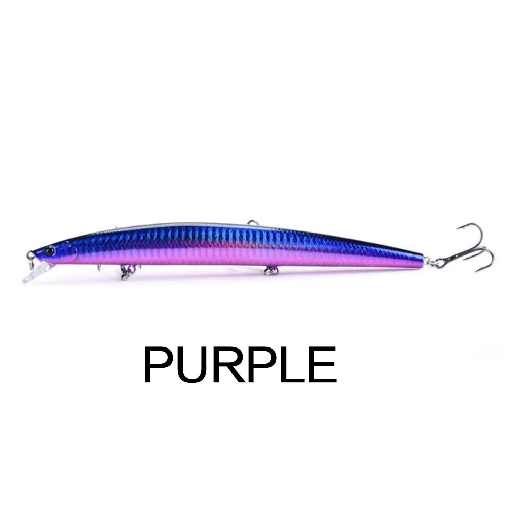 FLYSAND Fishing Lures Fishing Hard Bait Crankbaits Isca Artificial Pesca Sea Wobbler Swimming Baits Big Laser Minnow 18cm/24g