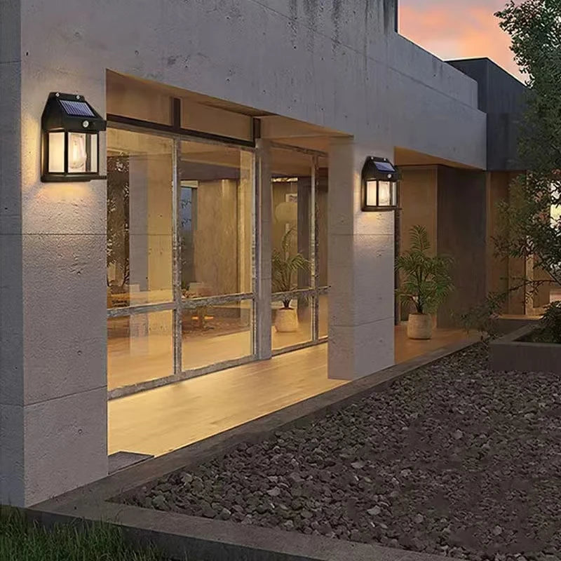 Powerful Outdoor Solar Lamp Garden Solar Powered Streetlight Outdoor Lights Waterproof Light Led Lighting External Decoration