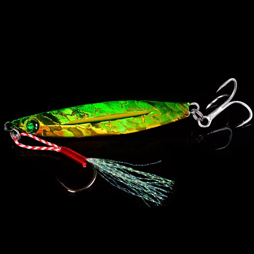 5pcs Metal Jig Fishing Lure Weights 10g-40g Trolling Hard Bait Bass Fishing Bait Tackle Trout Jigging Lure Jigs Saltwater Lures