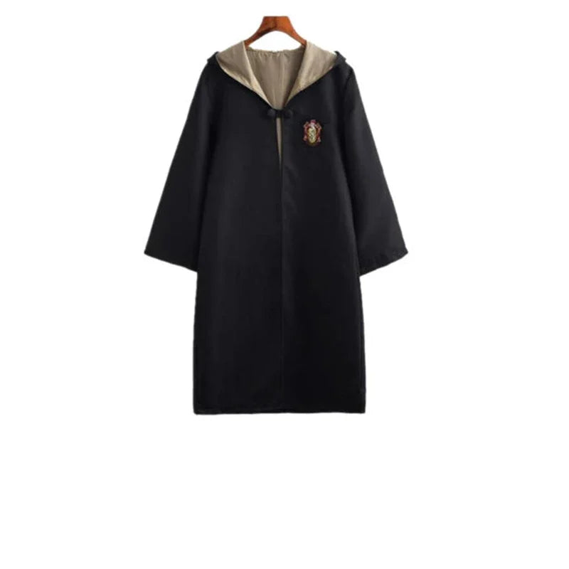 Kids and Adult Harries Cosplay Magic Cape Cloak Robe Potters Gryffindor Holiday Halloween College Costume Accessories Gift
