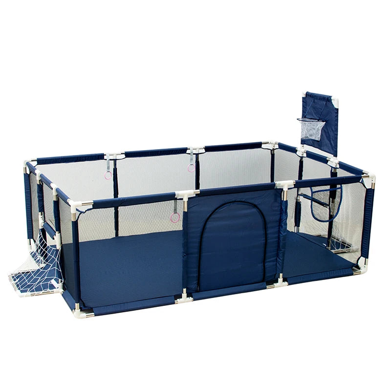 IMBABY-Basquete e Futebol Play Yard para Crianças, Vários Estilos, Bolas De Piscina Do Bebê, Cerca De Cama, Cercadinho Interior