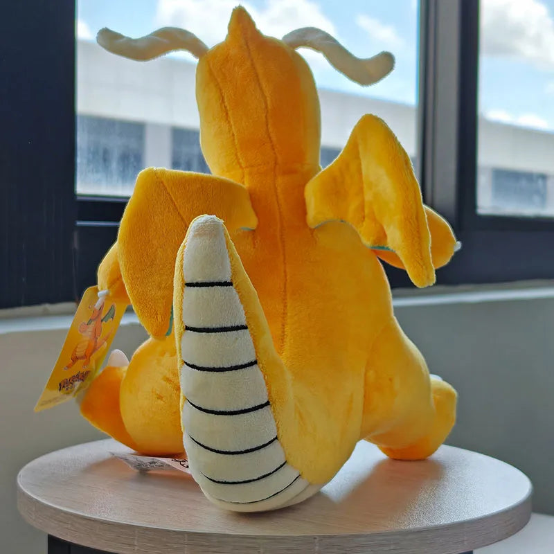 Pokemon Stuffed Toys Kawaii Dragonite Cartoon&Cute Plush Dolls Throw Pillow Birthday Gift for Kids Friends Boys Home Decoration