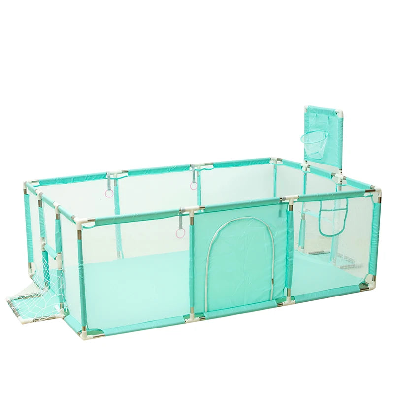 IMBABY-Basquete e Futebol Play Yard para Crianças, Vários Estilos, Bolas De Piscina Do Bebê, Cerca De Cama, Cercadinho Interior