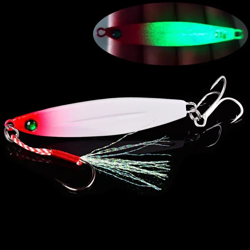 5pcs Metal Jig Fishing Lure Weights 10g-40g Trolling Hard Bait Bass Fishing Bait Tackle Trout Jigging Lure Jigs Saltwater Lures