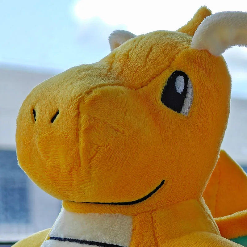 Pokemon Stuffed Toys Kawaii Dragonite Cartoon&Cute Plush Dolls Throw Pillow Birthday Gift for Kids Friends Boys Home Decoration
