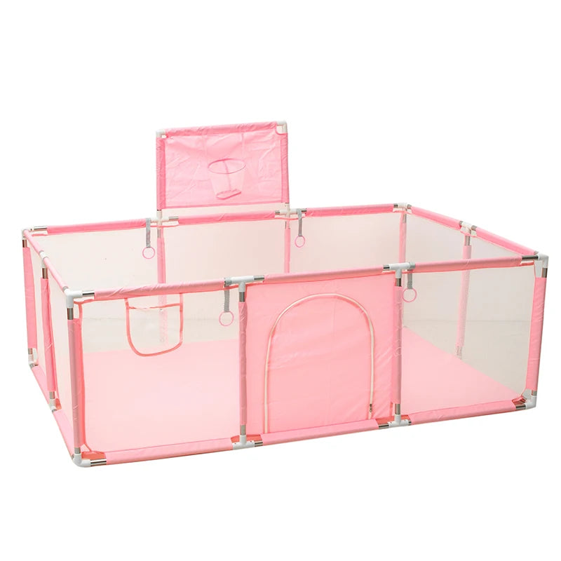 IMBABY-Basquete e Futebol Play Yard para Crianças, Vários Estilos, Bolas De Piscina Do Bebê, Cerca De Cama, Cercadinho Interior