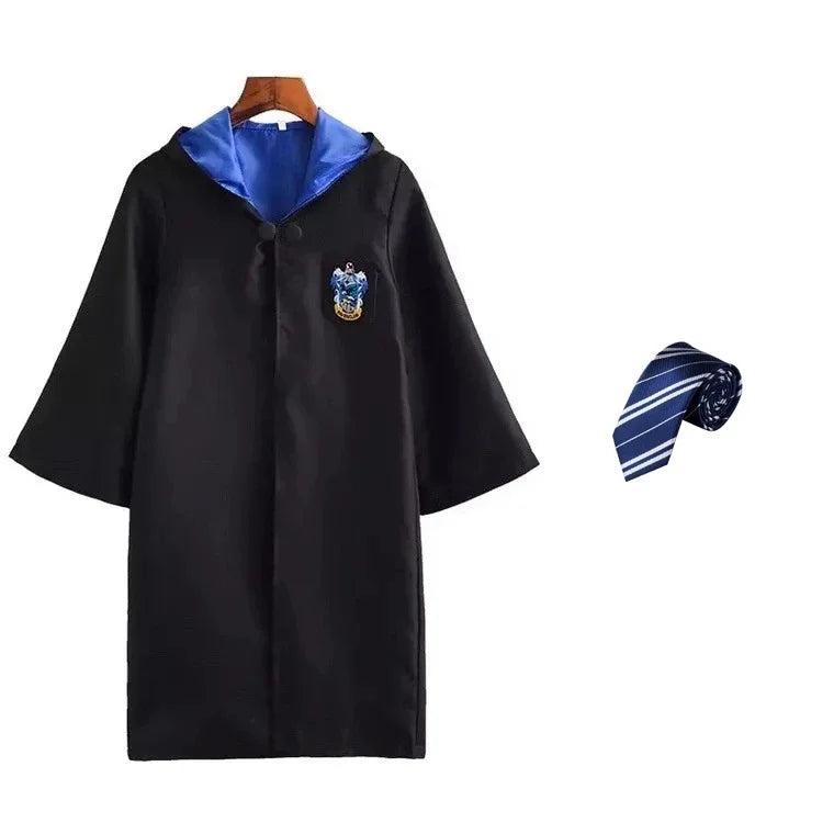Kids and Adult Harries Cosplay Magic Cape Cloak Robe Potters Gryffindor Holiday Halloween College Costume Accessories Gift
